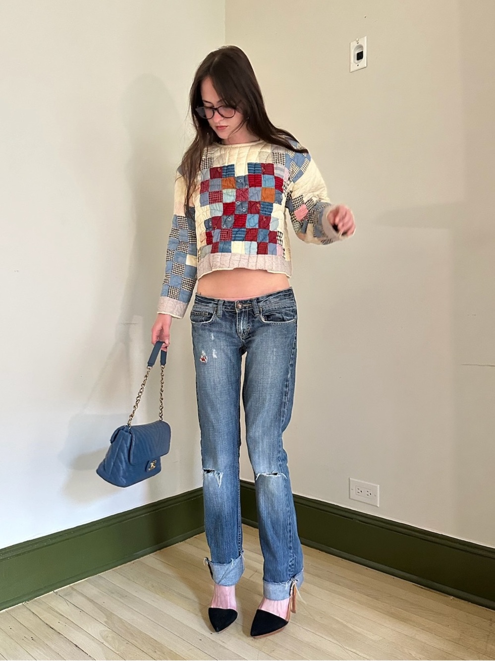 Psychic Outlaw Pathwork Quilt Sweater